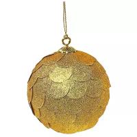 Шар новогодний декоративный paper ball, золотой