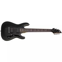 Электрогитара семиструнная Schecter Omen-7 Gloss Black, музыкальный инструмент для профессионалов