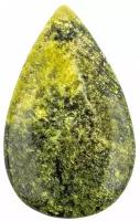 Кабошон Лизардит, природный, 62х38х6 мм, вес камня 18 грамм