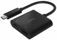 Переходник Belkin USB-C to HDMI 4K 60Hz + Charge Adapter 60 Вт. Black черный AVC002btBK / AVC002BK-BL