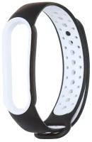 Aксессуар Ремешок Red Line для Xiaomi Mi Band 6 Silicone Black-White УТ000025168