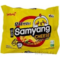 Лапша быстрого приготовления SamYang Cheese / СамЯнг Чиз со вкусом сыра 120 г. (Корея)