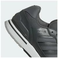 Кроссовки adidas Run 80s, полнота 9, размер 8-, черный, белый