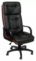 Компьютерное кресло Роскресла Надир-1 офисное, обивка: экокожа, цвет: черный/бежевый