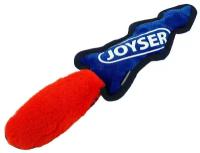 Игрушка для собак JOYSER Slimmy Plush Шкура лисы из плюша с пищалкой S/M синяя с оранжевым, 38 см