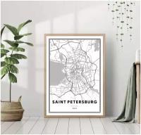 Санкт-Петербург. Карта города