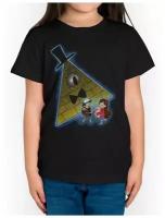 Футболка DREAM SHIRTS, хлопок, размер 9-10 лет, черный