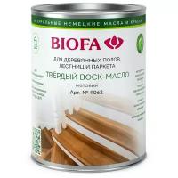 BIOFA 9062. Твердый воск-масло профессиональный, матовый, 0,375л