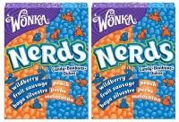 Жевательные Конфеты Nerds Wonka Peach & Berries / Нердс Персик & Лесные ягоды 46.7гр x 2 шт. (CША)