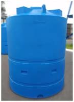 Пластиковая емкость (бак, бочка) для воды цилиндрическая 3000 л (3 куб. м) Ротопласт