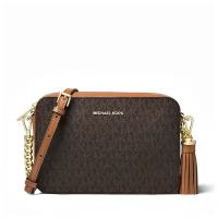 Сумка Michael Kors Crossbody Женская с монограммой 32F8GF5M2B Brown