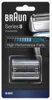 Бритвенный блок Braun 83M Series 8, Series 8, серебиристый