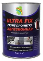 Грунт Ultra Fix усиленный концентрат 0.9л для пвх пластика стекла кафеля керамогранита алюминия железа для наружных и внутренних работ