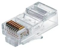 Разъем телекоммуникационный RJ-45 (комплект 100 шт.)