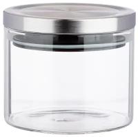 Емкость для сыпучих продуктов Agness Монблан, 520 мл, боросиликатное стекло (887-121)
