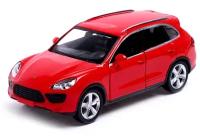 Машина металлическая PORSCHE CAYENNE TURBO, 1:43, цвет красный