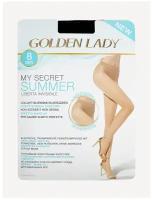 Колготки Golden Lady My Secret Summer, 8 den, размер 4, черный