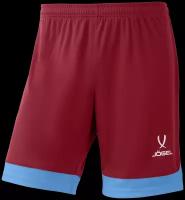 Шорты Jogel Division PerFormDry Union Shorts, размер XL, гранатовый/голубой/белый