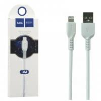 USB дата кабель Lightning, HOCO, X20, 3M, белый