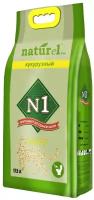 Комкующийся наполнитель N1 Naturel кукурузный, 17.5 л