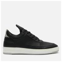 Кроссовки Filling Pieces Low Top Bianco Perforated чёрный, Размер 36 EU