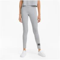 Леггинсы, PUMA ESS Logo Leggings, Женские, размер L; Light Gray Heather