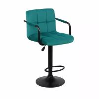 Барный стул Muller Arm Велюр зеленый