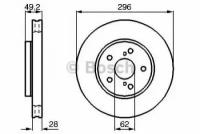 0986478968 TOYOTA Camry 2.4-3.0i 01- F, 0986478968 BOSCH 0 986 478 968