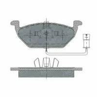 Колодки тормозные дисковые Sct SP136