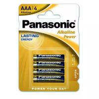 Батарейка Panasonic Alkaline Power AAA/LR03, в упаковке: 4 шт