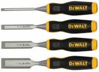 Набор из 4 стамесок DEWALT DWHT0-16063, 6мм, 12мм, 18мм, 25мм