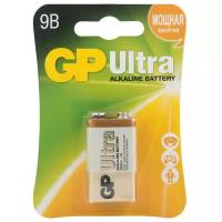 GP Ultra Alkaline 9V Алкалиновая батарейка 1 шт. на блистере