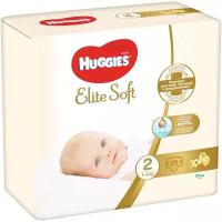 Huggies подгузники Elite Soft 2, 4-6 кг, 25 шт., белый