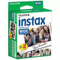 Картридж для моментальной фотографии Fujifilm Instax Wide, 800 ISO, 50 г, 20 шт., белый