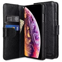 Кожаный чехол книжка Melkco Wallet Book Type для iPhone 11 Pro Max, черный