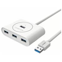 UGREEN. USB концентратор (хаб) USB 3.0 x 4, 1 м, цвет белый (20283)