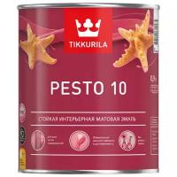 Tikkurila Euro Pesto 10 эмаль алкидная для внутренних работ матовая (белый, база A, 0,9 л)