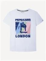 Футболка Pepe Jeans, размер 4, white