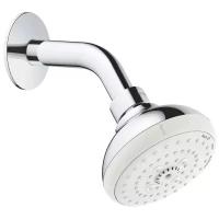 Верхний душ GROHE New Tempesta 100 III с душевым кронштейном, хром 26088001