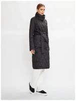 Пальто плащёвое женское, ElectraStyle, 5У-2111/1-0315, чёрный, размер - 44