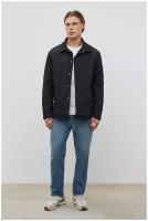 Куртка-рубашка Baon, демисезон/лето, силуэт прямой, карманы, водонепроницаемая, стеганая, утепленная, размер 52, черный