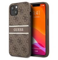 Чехол CG Mobile Guess PU 4G Stripe printed logo Hard для iPhone 13 Mini