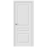 Дверь Браво, Dveri Bravo, Скинни-14 П-23 (Белый), дверь межкомнатная