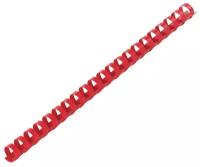 Пластиковые пружины для переплета 12 мм (на 56 - 80 листов) красные 100шт Fellowes (FS-53464)