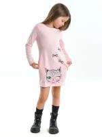 Платье Mini Maxi, хлопок, трикотаж, размер 116, розовый