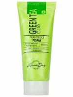 Grace Day Пенка для умывания с зеленой глиной - Green tea clay pure facial foam, 180мл