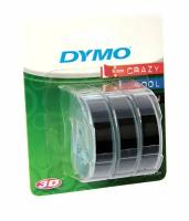 Ленты Dymo [S0847730/146077] для принтера Omega (черные, 9 мм, длина 3 м, 3 ленты/упк)