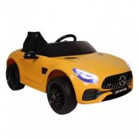 RiverToys Автомобиль Mercedes-Benz GT O008OO, желтый