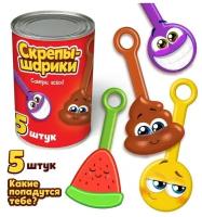 Набор «Игрушка-сюрприз Скрепышарики», 5 штук, микс