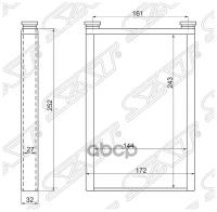 Радиатор Отопителя Салона Toyota Land Cruiser Prado 150 09- Sat арт. ST-TY12-395-0